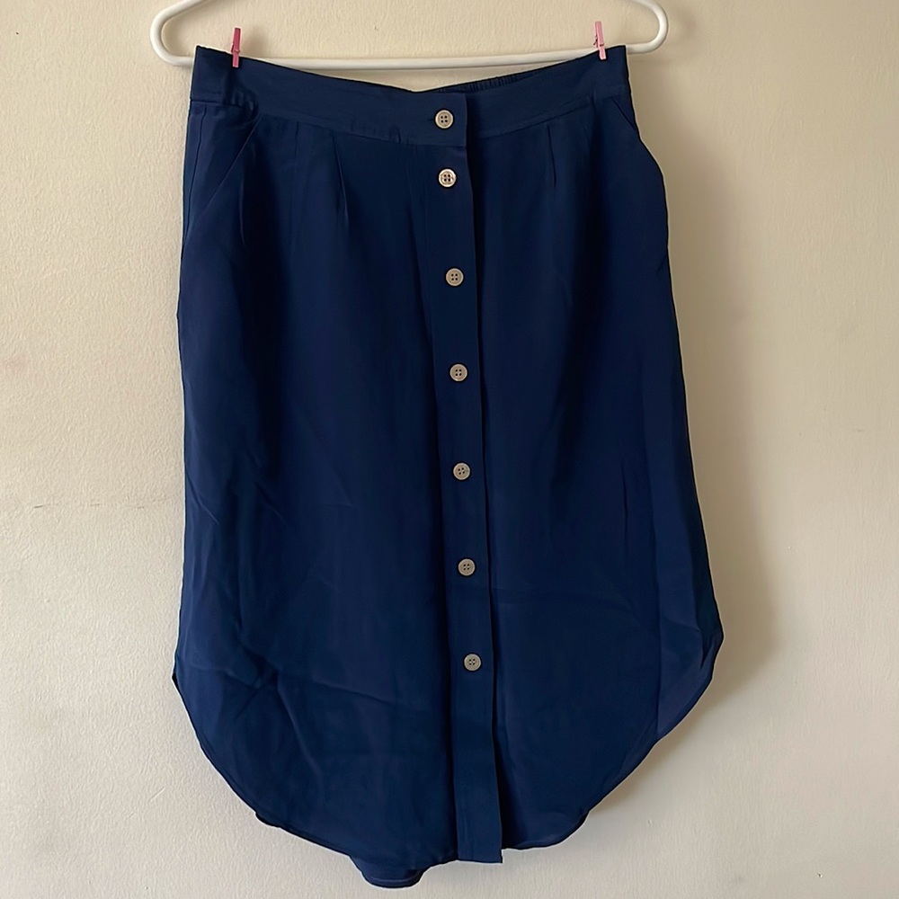 MADEWELL Button Midi Skirt